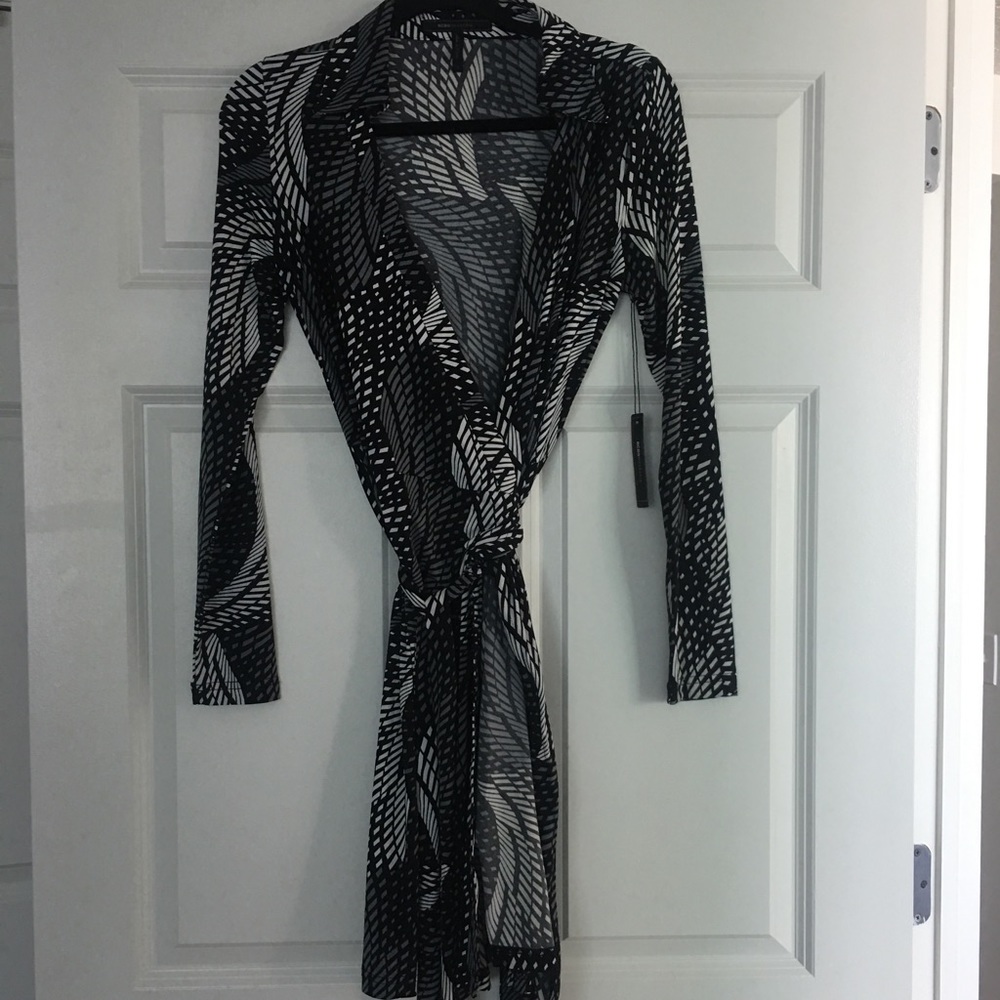 BCBG Patterned Dress - Size Small